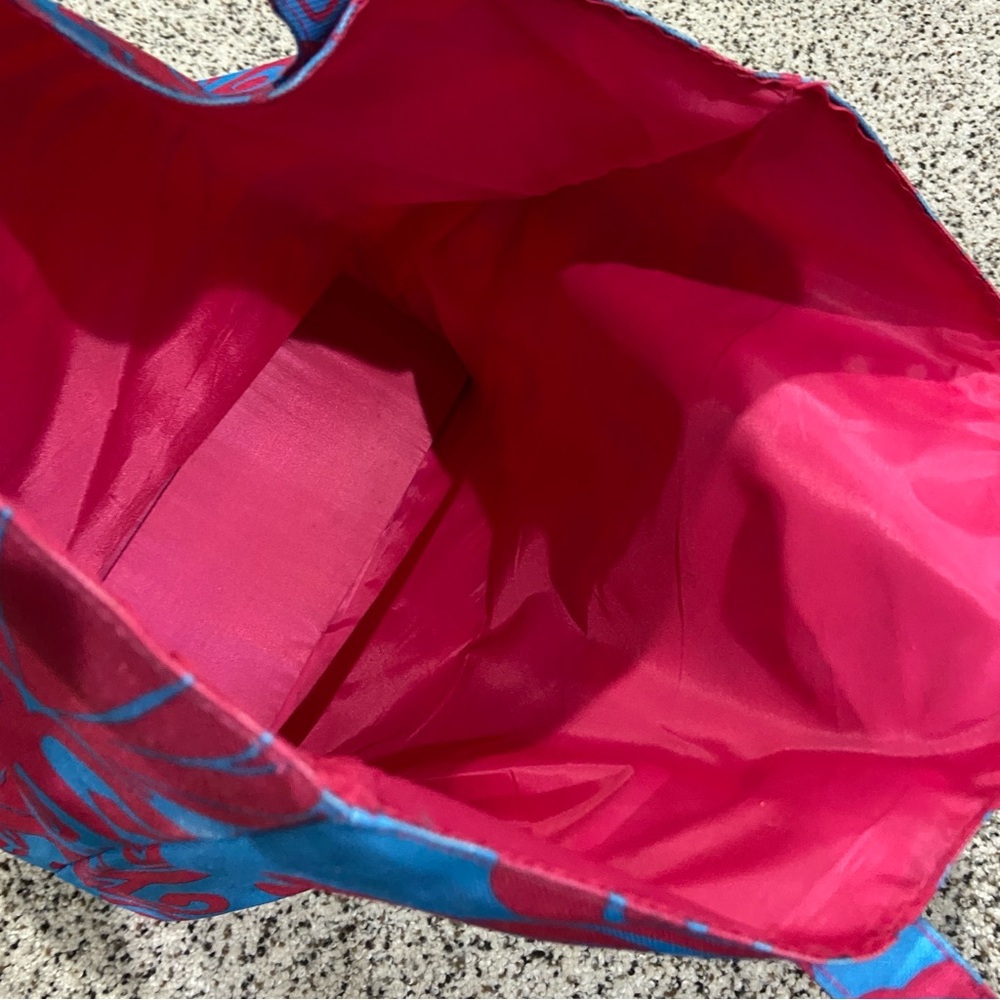 Lilly Pulitzer Blue and Pink Tote Bag - Picture 8 of 11